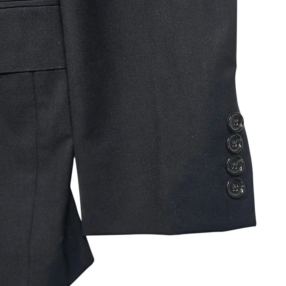 J.Crew Ludlow Loro Piana Super 120s Wool Blazer Jacket Coat Mens 36S Dark Navy
